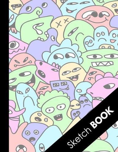 Sketch Book: Monster Gifts for Kids and Monster Lovers: Practice Drawing, Doodle, Paint, Write: Large Unicorn Sketchbook And Creative Journal