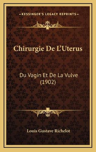 Chirurgie De L'Uterus