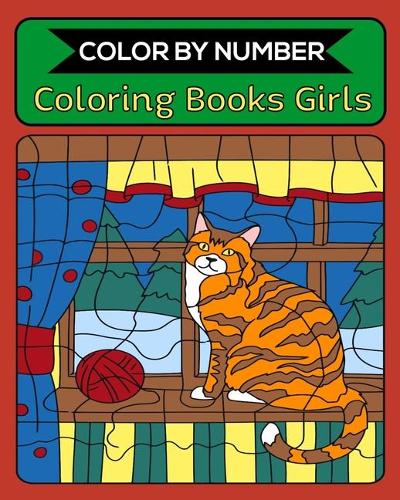Color By Number Coloring Books Girls