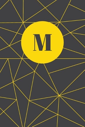 Monogram Initial M Notebook