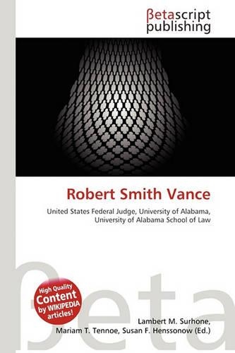 Robert Smith Vance: (English)