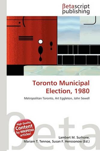 Toronto Municipal Election, 1980: (English)