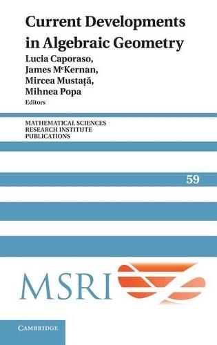 Current Developments in Algebraic Geometry