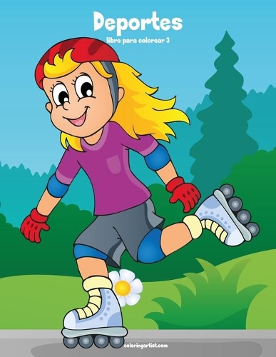 Deportes libro para colorear 3