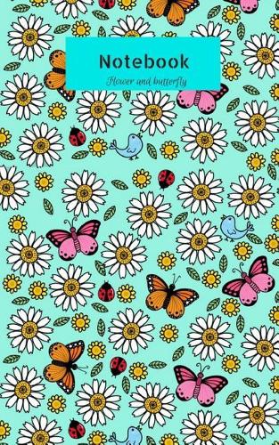 Notebook Flower and butterfly
