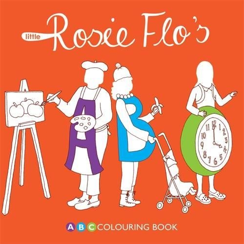 Little Rosie Flo's  ABC Colouring Book - small orange