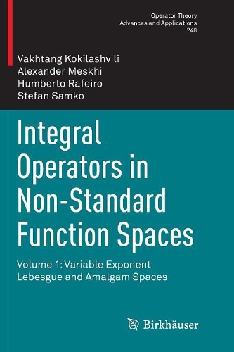 Integral Operators in Non-Standard Function Spaces: Volume 1: Variable Exponent Lebesgue and Amalgam Spaces(248 Operator Theory: Advances and Applications)