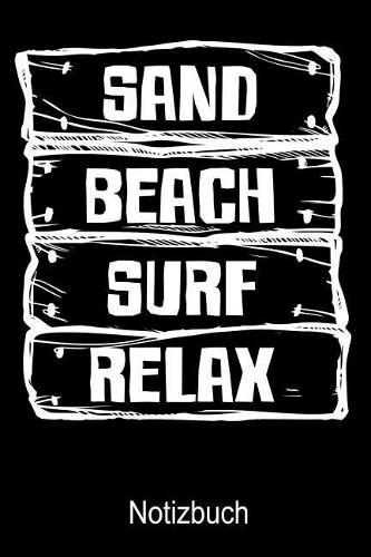 SAND BEACH SURF RELAX Notizbuch