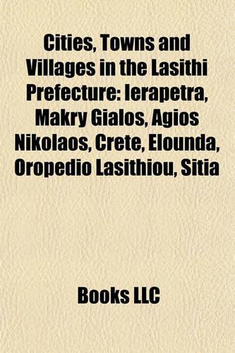 Cities, Towns and Villages in the Lasithi Prefecture