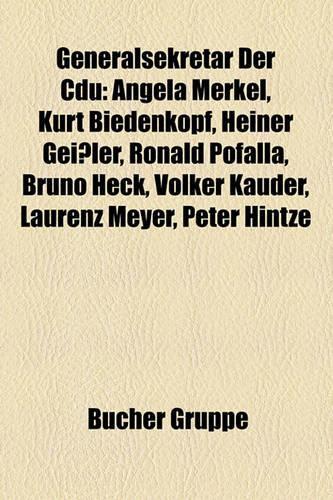 Generalsekretar Der Cdu