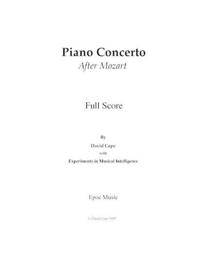 Piano Concerto (After Mozart)
