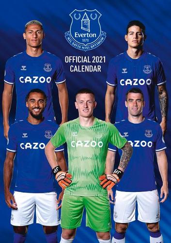 Everton FC 2021 Calendar - Official A3 Wall Format Calendar