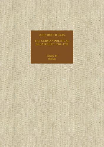 The German Political Broadsheet 1600-1700
