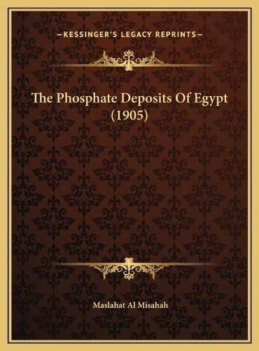 The Phosphate Deposits Of Egypt (1905)