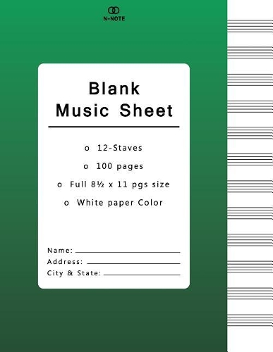 Blank Music Sheet
