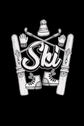 Ski: 6x9 Skiing - lined - ruled paper - notebook - notes