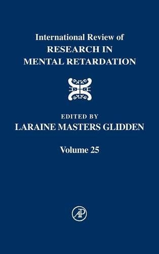 International Review of Research in Mental Retardation