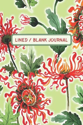 Lined / Blank Journal: Watercolor Chrysanthemum
