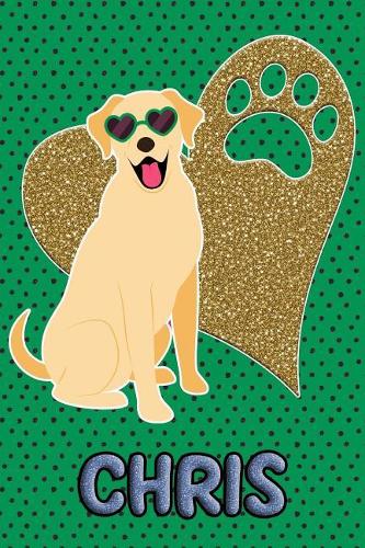 Lab Life Chris: College Ruled Composition Book Diary Lined Journal Blue