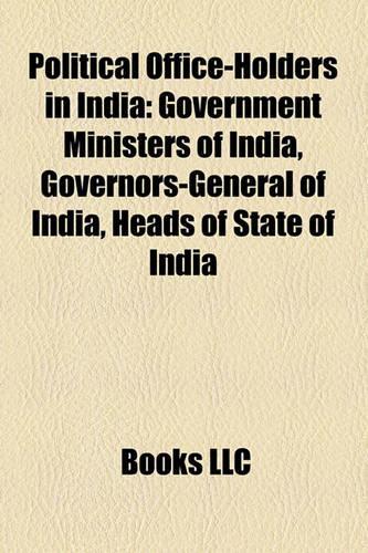 Political Office-Holders in India