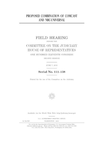 Proposed combination of Comcast and NBC-Universal