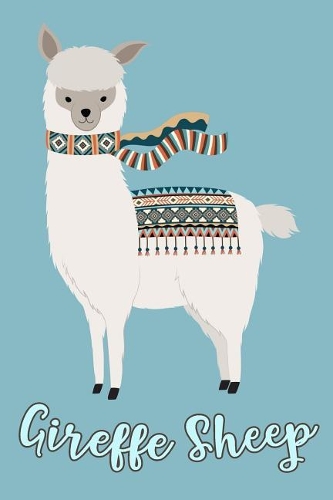 Giraffe Sheep (Alpaca Journal, Diary, Notebook): Cute, Kawaii Journal Book with Coloring Pages Inside Gifts for Men/Women/Teens/Seniors
