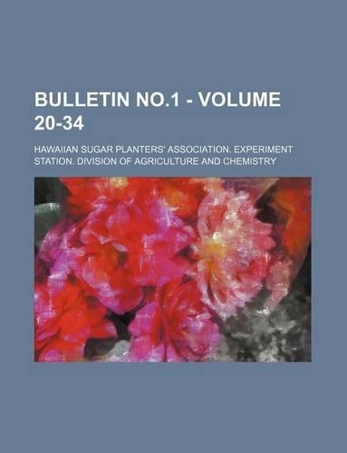 Bulletin No.1 - Volume 20-34