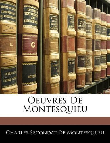 Oeuvres De Montesquieu