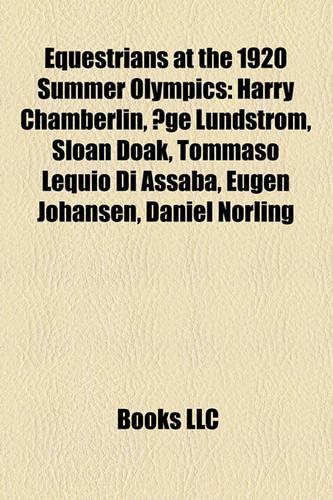 Equestrians at the 1920 Summer Olympics