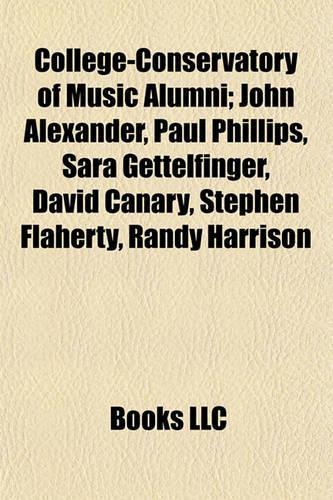 College-Conservatory of Music Alumni
