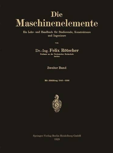 Die Maschinenelemente