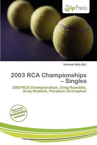 2003 RCA Championships - Singles