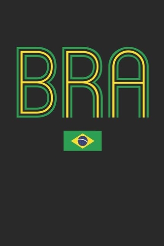 Vintage Brazil Notebook - Brazil Diary - Retro Brazilian Flag Journal - Brazil Gifts
