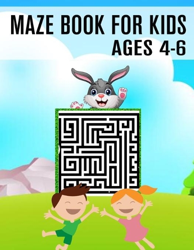Maze Book For Kids Ages 4-6