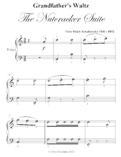 Grandfather’s Waltz the Nutcracker Suite Easy Piano Sheet Music Pdf