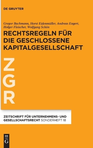 Rechtsregeln für die geschlossene Kapitalgesellschaft