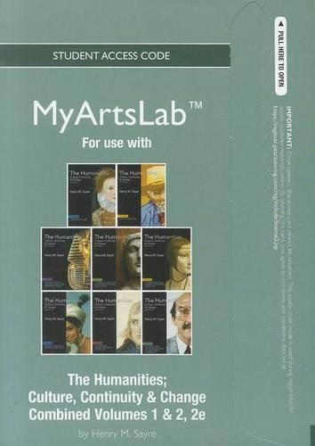 The NEW MyLab Arts -- Standalone Access Card -- for Humanities