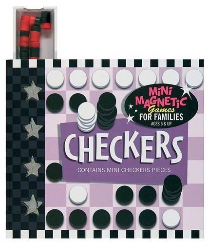 Mini Magnetic Games Checkers: Contains Mini Checkers Pieces(English)