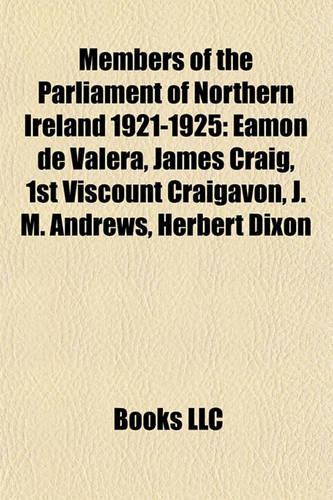 Members of the Parliament of Northern Ireland 1921-1925