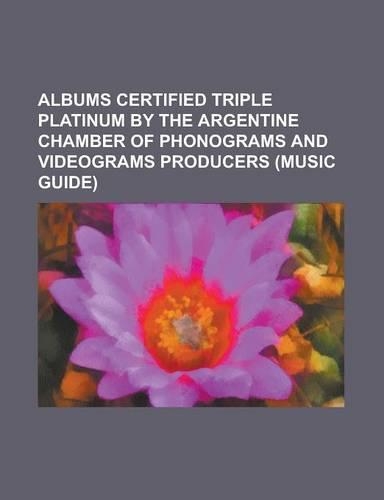 Albums Certified Triple Platinum by the Argentine Chamber of Phonograms and Videograms Producers (Music Guide): 3 (Alejandro Sanz Album), 5to Piso, Am(English)
