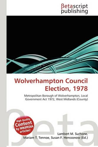 Wolverhampton Council Election, 1978