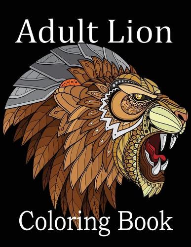 Adult Lion Coloring Book