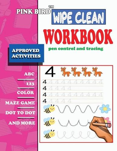 wipe clean workbook pen control and tracing