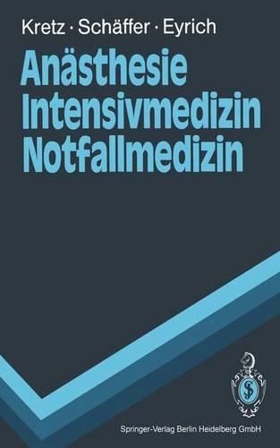 An Sthesie, Intensivmedizin, Notfallmedizin