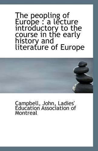 The Peopling of Europe