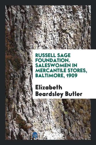 Saleswomen in Mercantile Stores, Baltimore, 1909