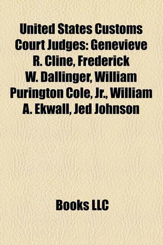 United States Customs Court Judges