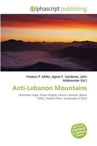 Anti-Lebanon Mountains: (English)
