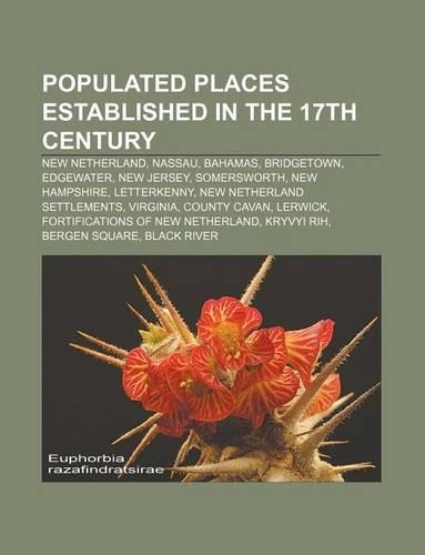 Populated Places Established in the 17th Century