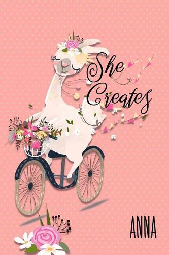 Anna: She Creates: Personalized Dotted Journal